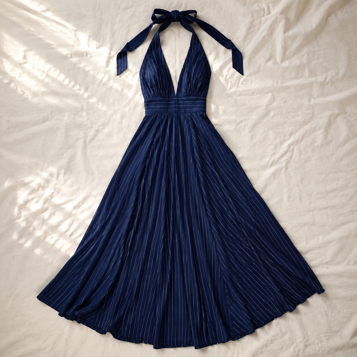 Vivia Riviera Maxi — Navy Flatlay